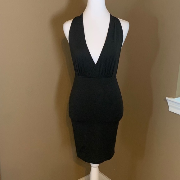 SHEIN backless sexy mini dress with chain back size small - Picture 2 of 15